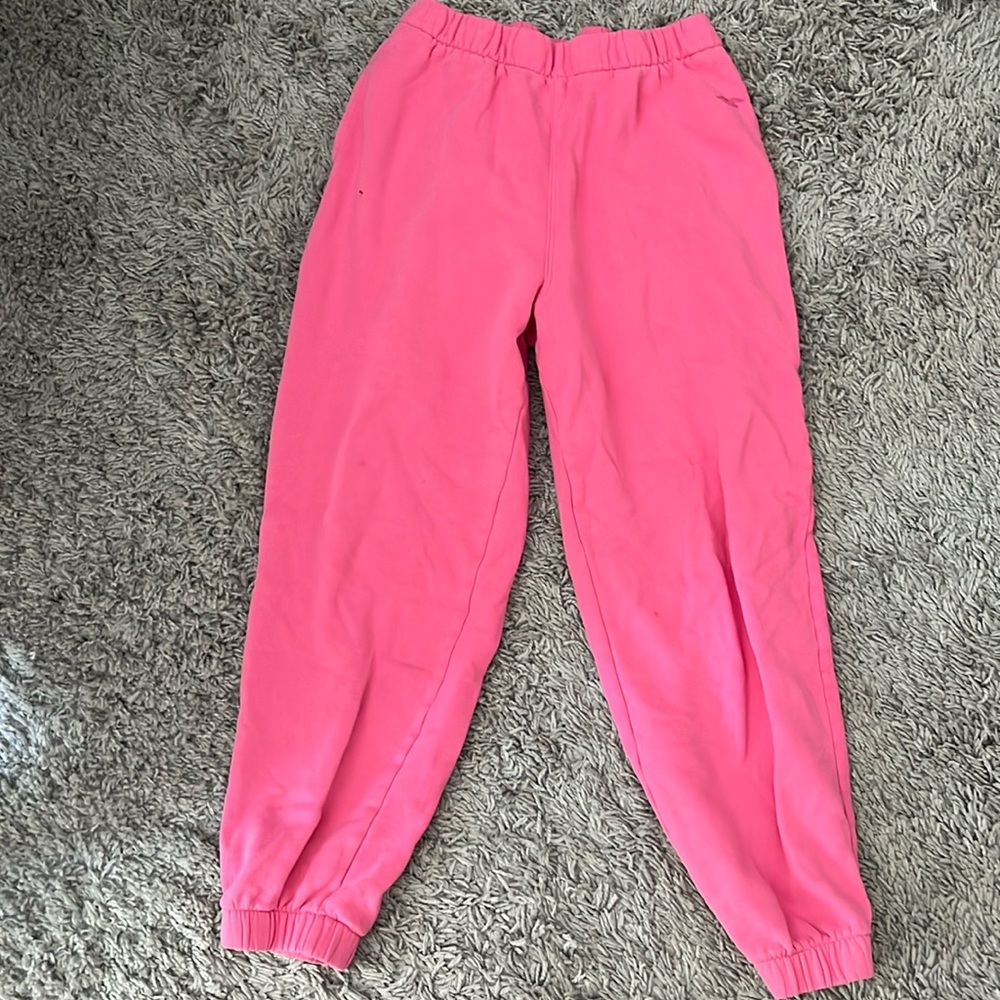 Hollister pink sweatpants